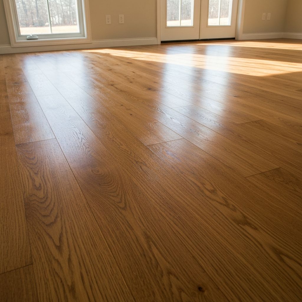 Beautifully restored oak floor